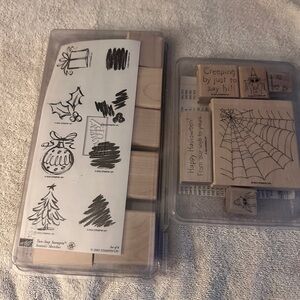 Stampin' Up! Halloween and Holiday Rubber Stamps